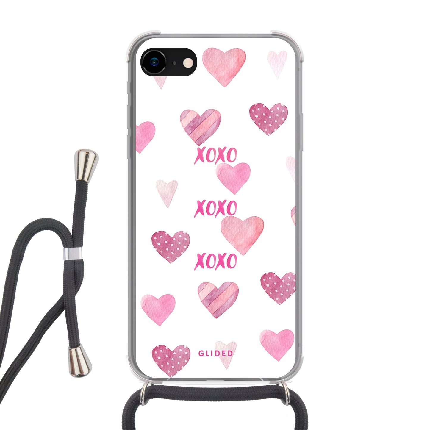 Xoxo - iPhone 8 - Crossbody case mit Band