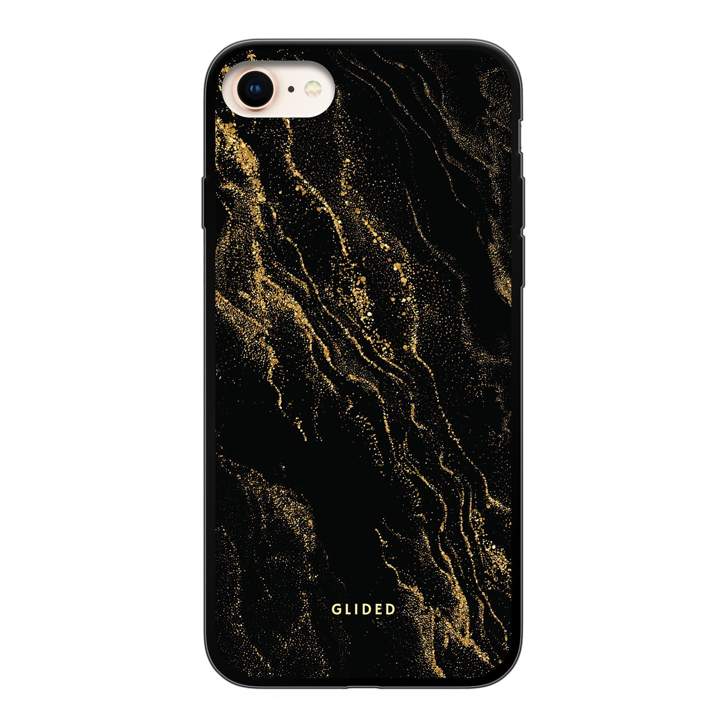 Black Marble - iPhone 8 Handyhülle Soft case