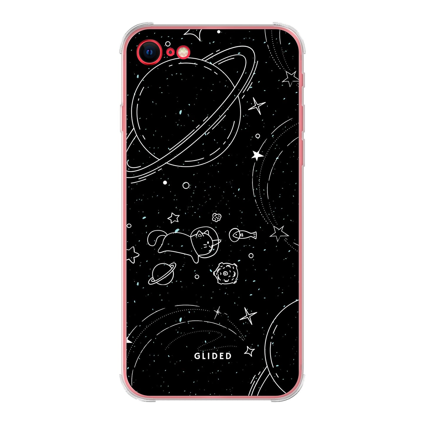 Cosmic Cat - iPhone SE 2020 Handyhülle Bumper case