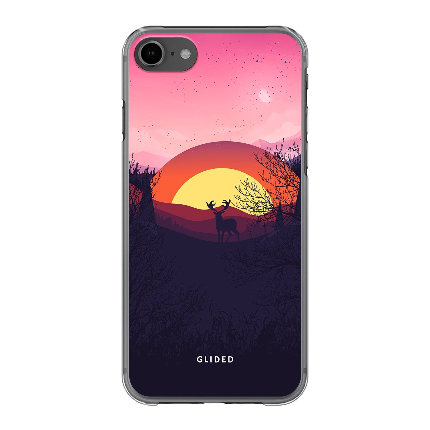 Sunset Majesty - iPhone SE 2020 Handyhülle Hard Case