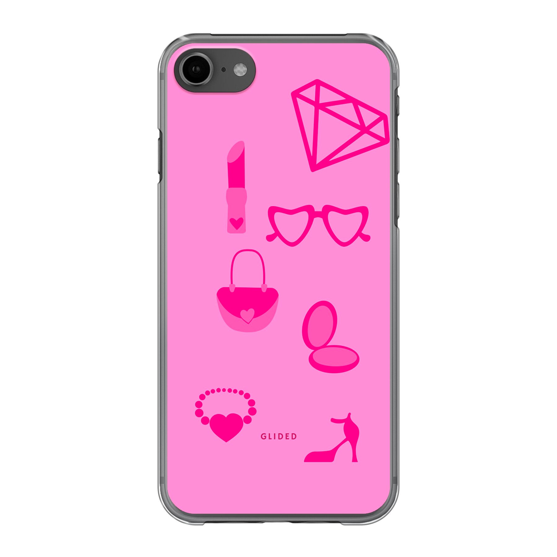 Glamor - iPhone SE 2020 Handyhülle Hard Case