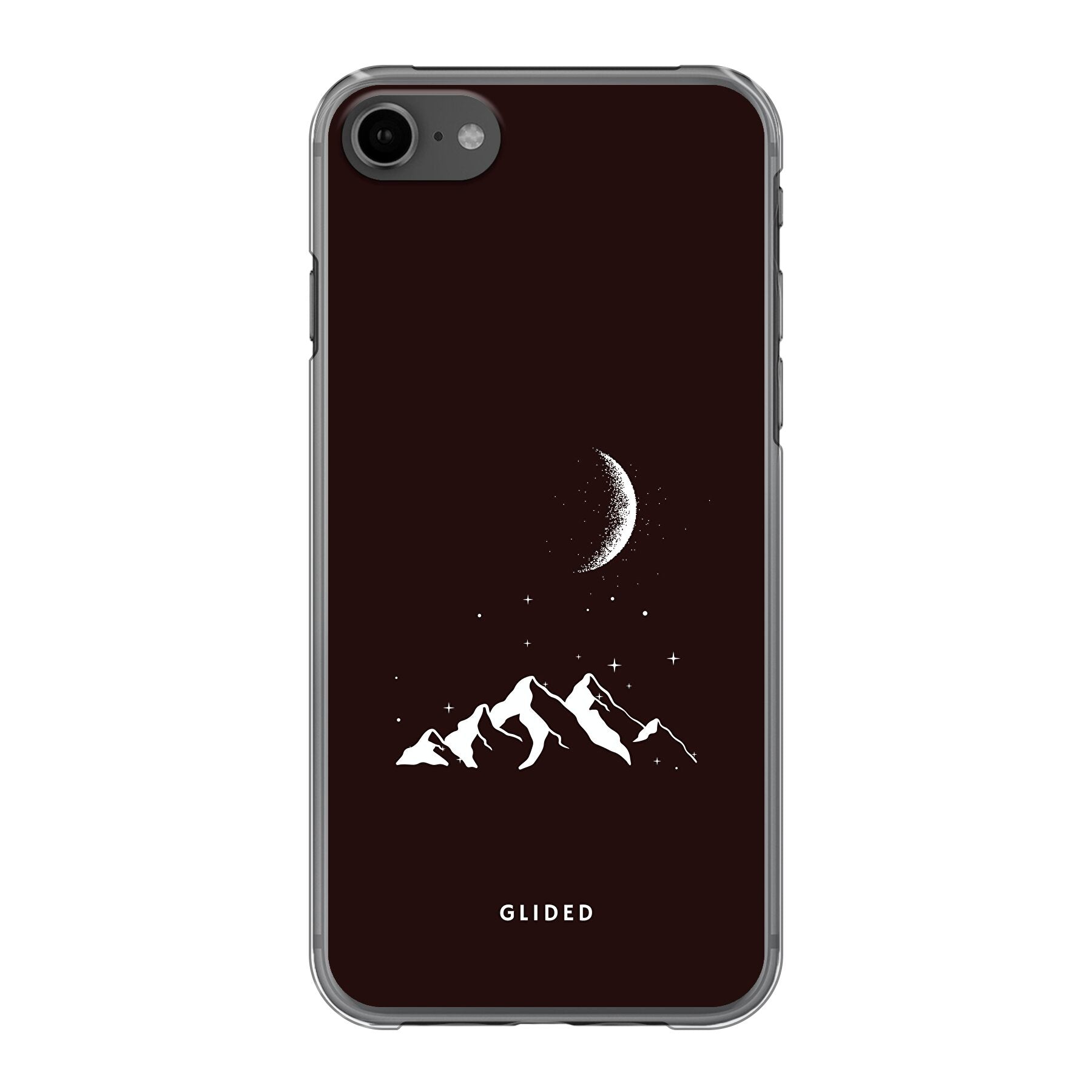 Midnight Peaks - iPhone SE 2020 Handyhülle Hard Case