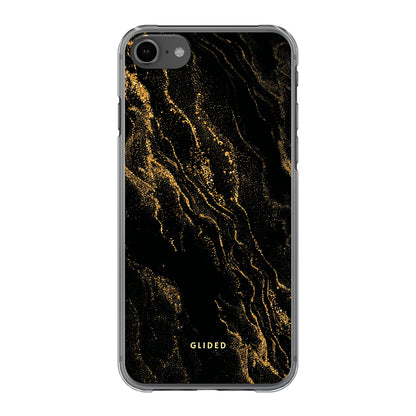 Black Marble - iPhone SE 2020 Handyhülle Hard Case