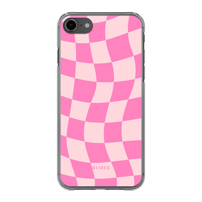 Pink Chess - iPhone SE 2020 Handyhülle Hard Case