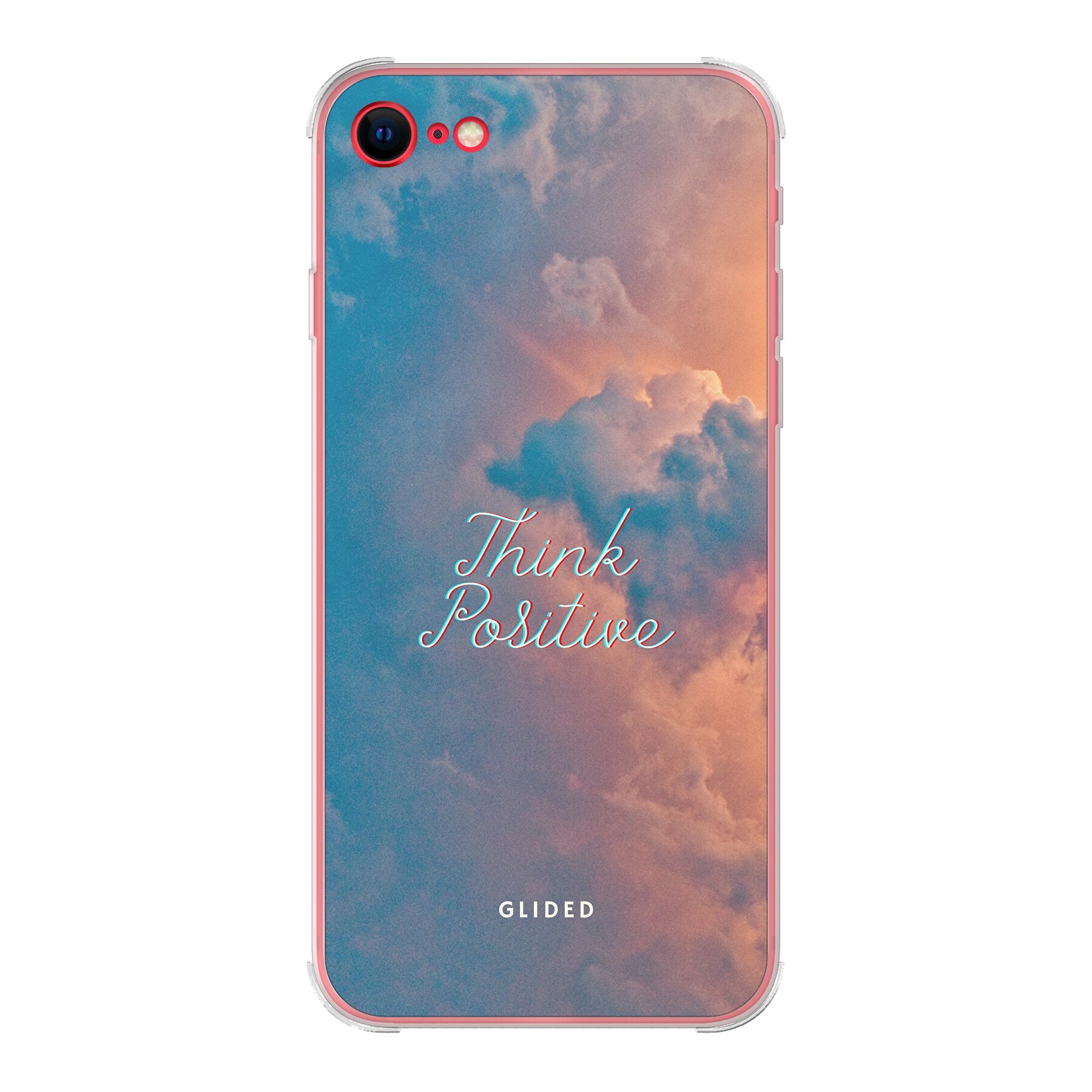 Think positive - iPhone SE 2022 Handyhülle Bumper case