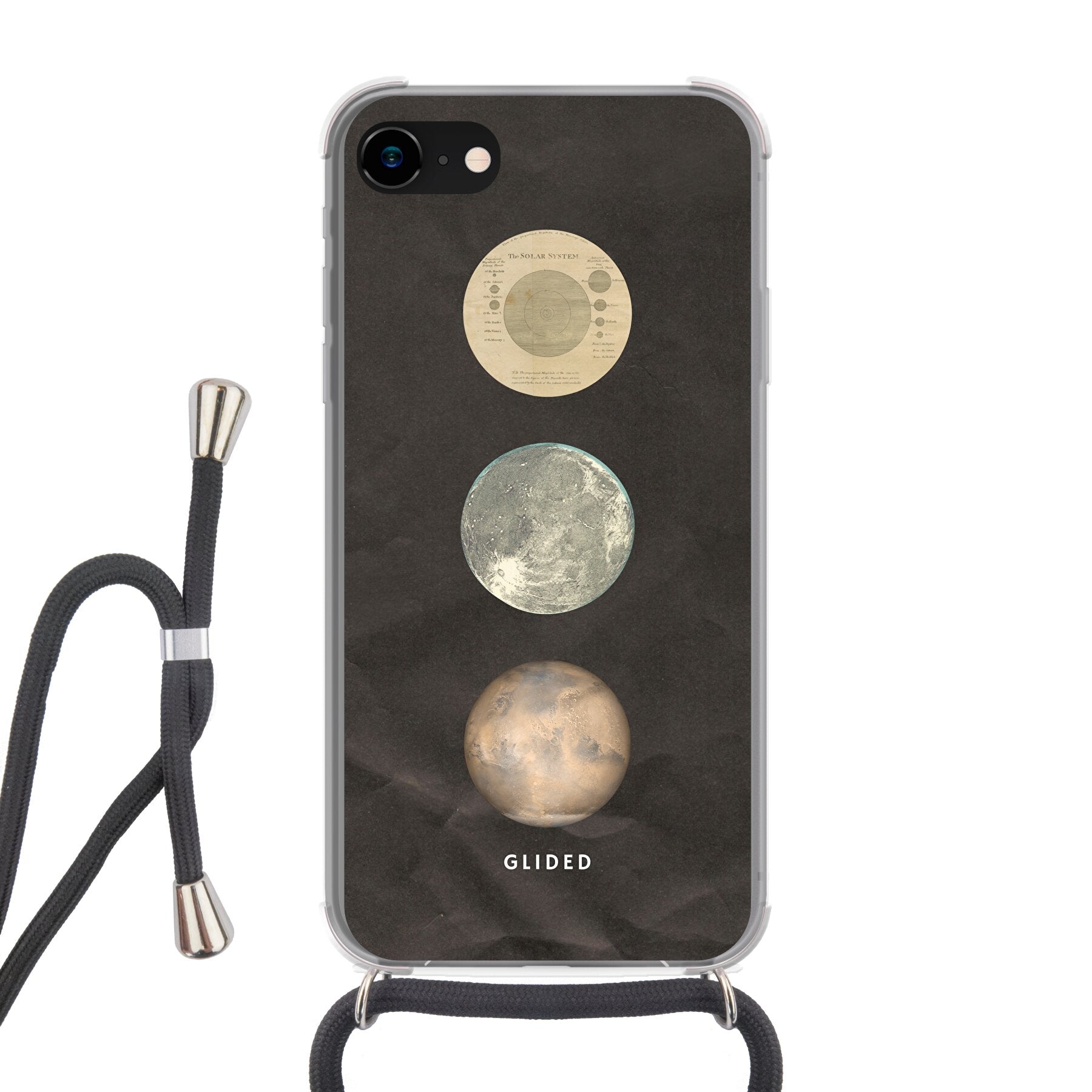 Galaxy - iPhone SE 2022 Handyhülle Crossbody case mit Band