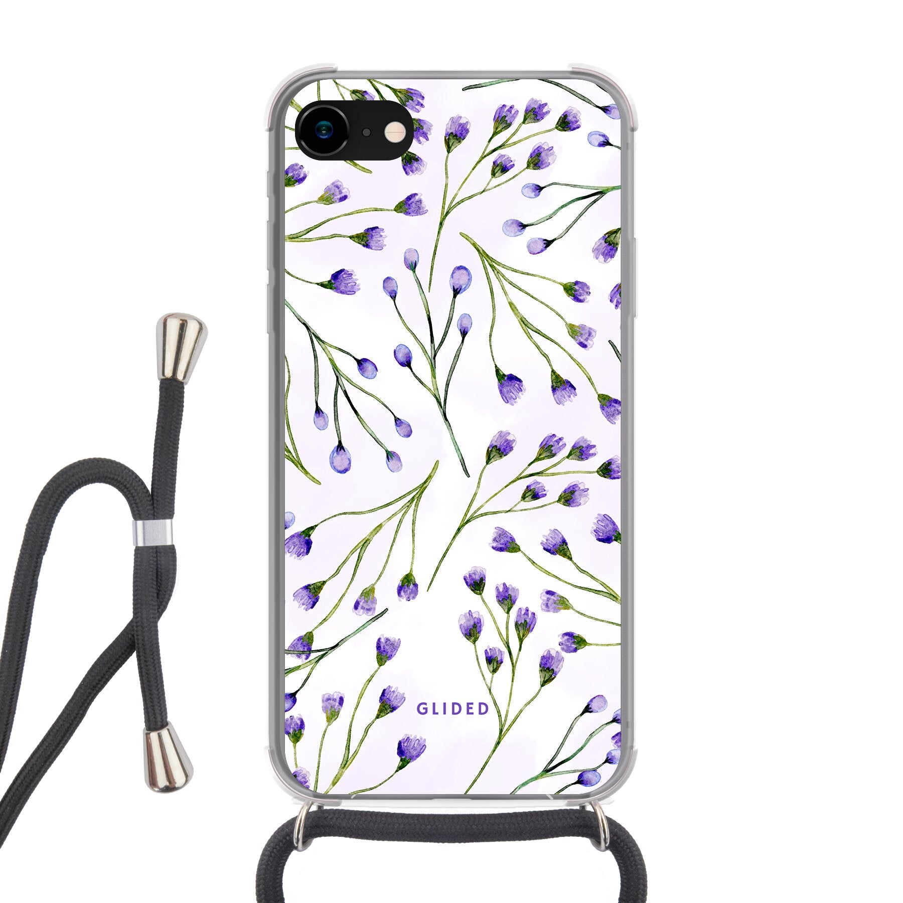 Violet Garden - iPhone SE 2022 Handyhülle Crossbody case mit Band