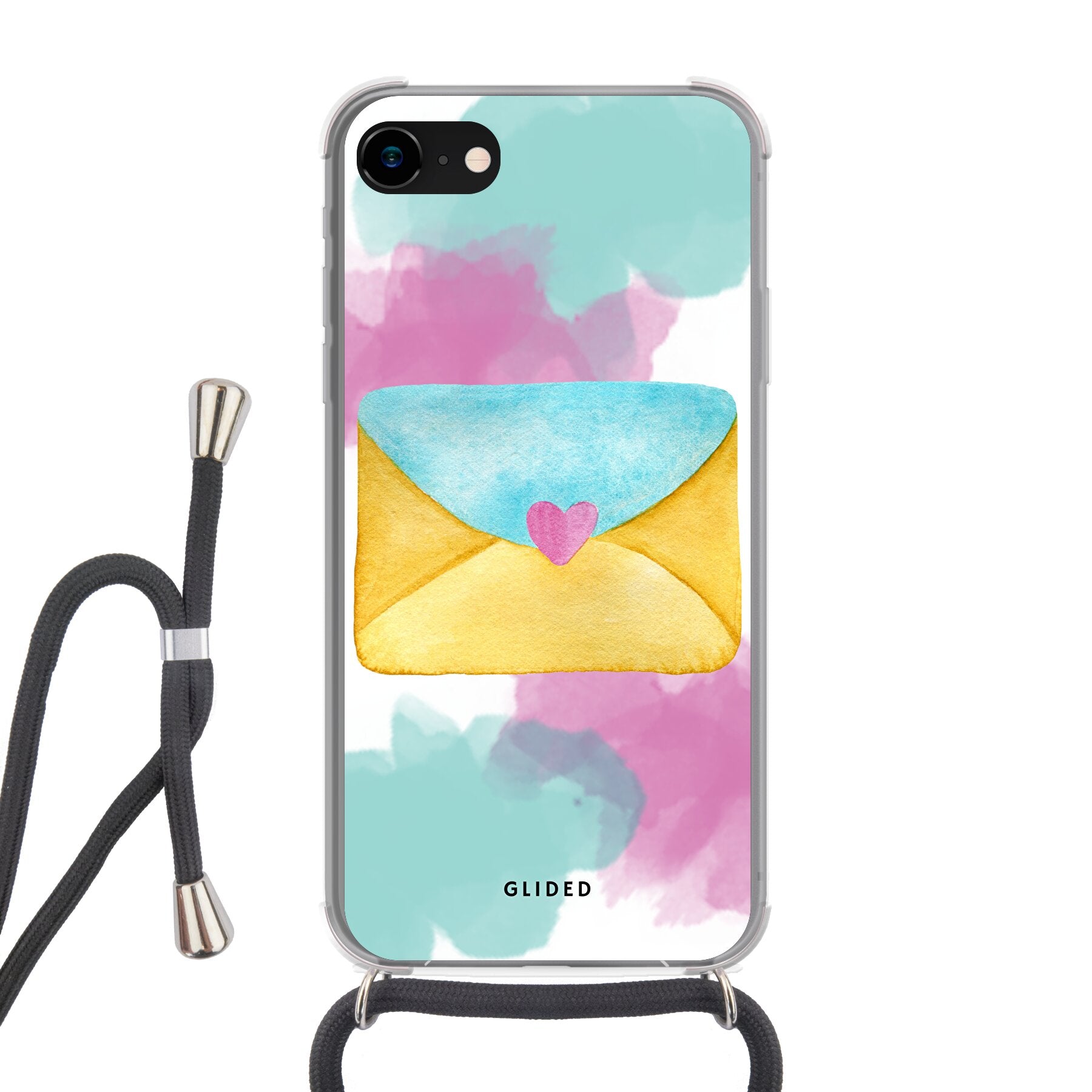 Envelope - iPhone SE 2022 - Crossbody case mit Band