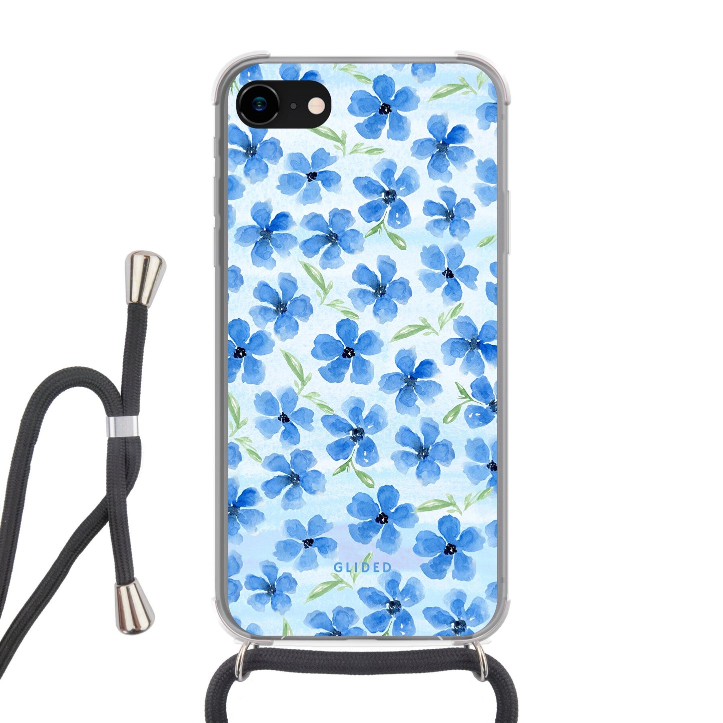 Ocean Blooms - iPhone SE 2022 Handyhülle Crossbody case mit Band