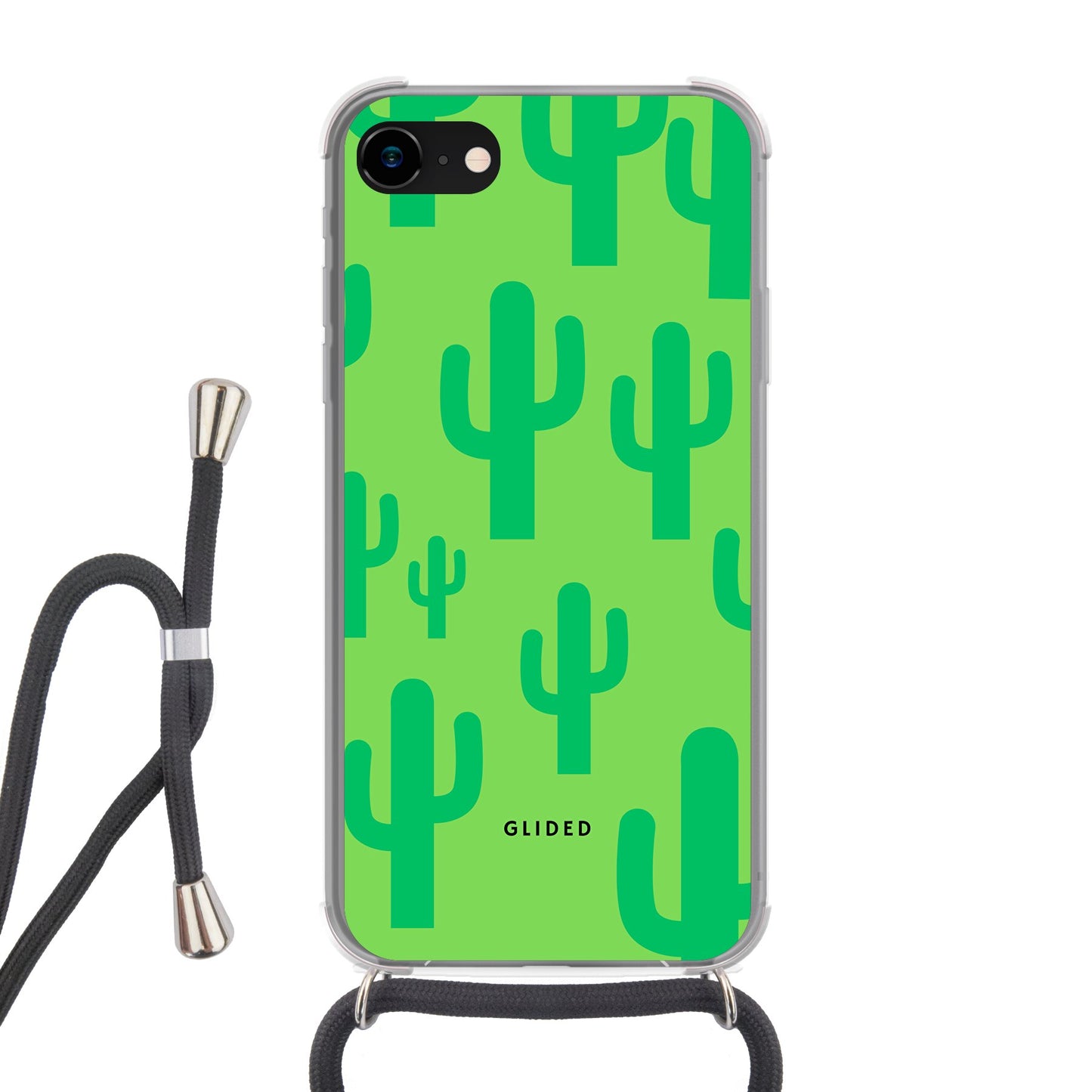 Cactus Spikes - iPhone SE 2022 - Crossbody case mit Band