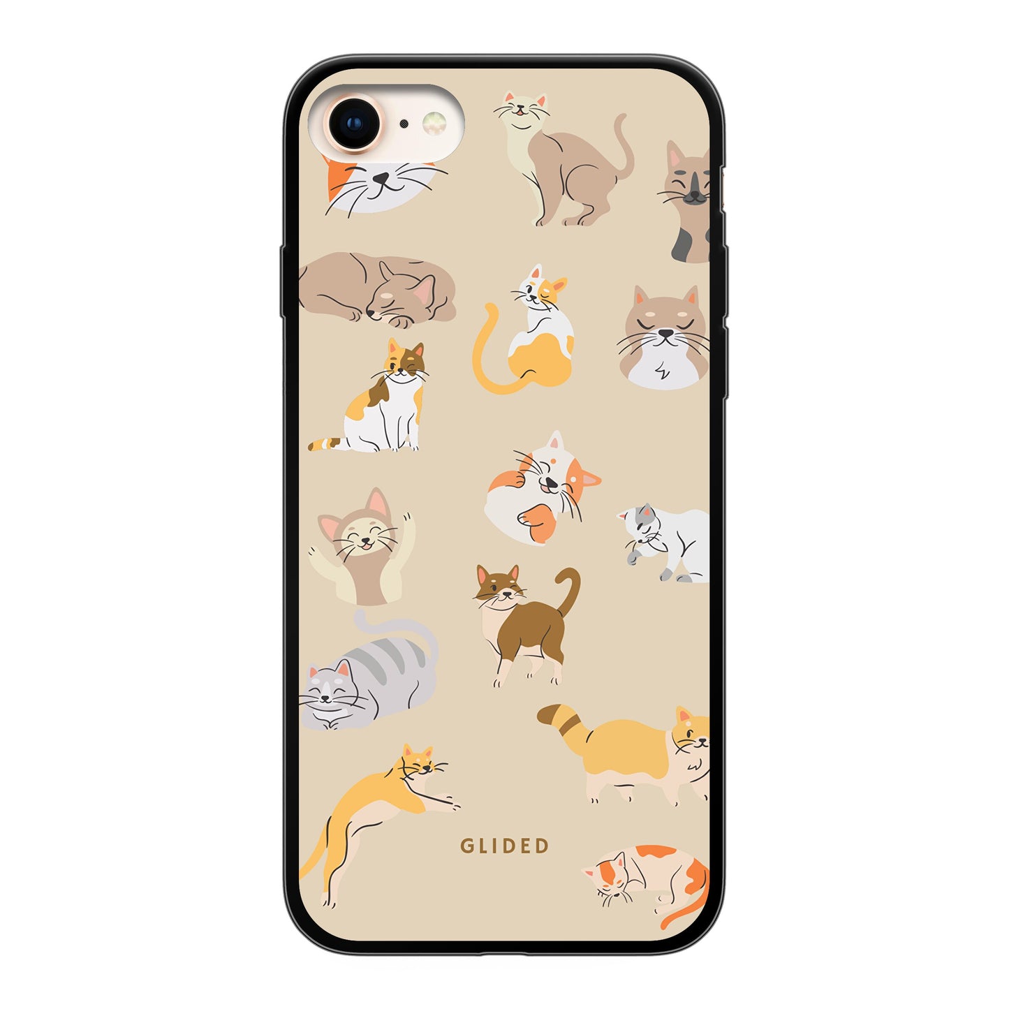 Meow - iPhone SE 2022 Handyhülle Soft case