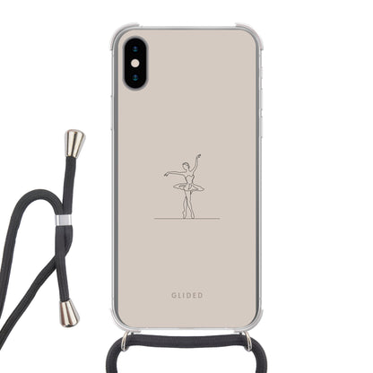 Felicity - iPhone X/Xs Handyhülle Crossbody case mit Band