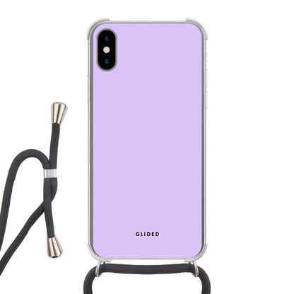 Gentle Orchid - iPhone X/Xs Handyhülle Crossbody case mit Band