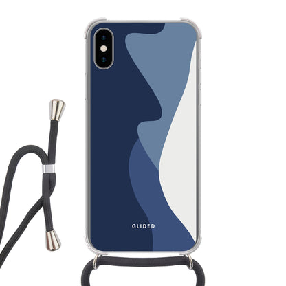 Wave Dream - iPhone X/Xs Handyhülle Crossbody case mit Band