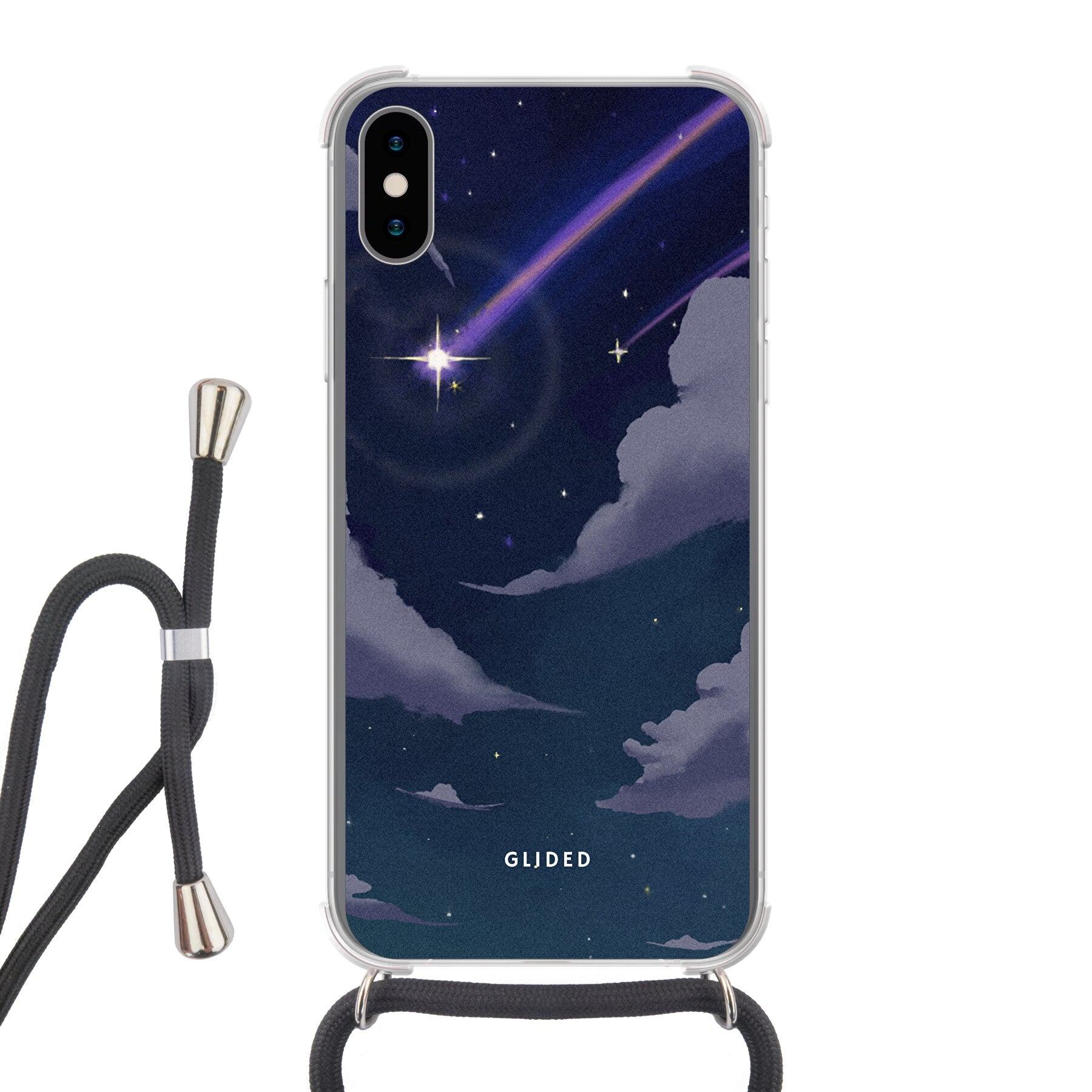 Wish - iPhone X/Xs Handyhülle Crossbody case mit Band