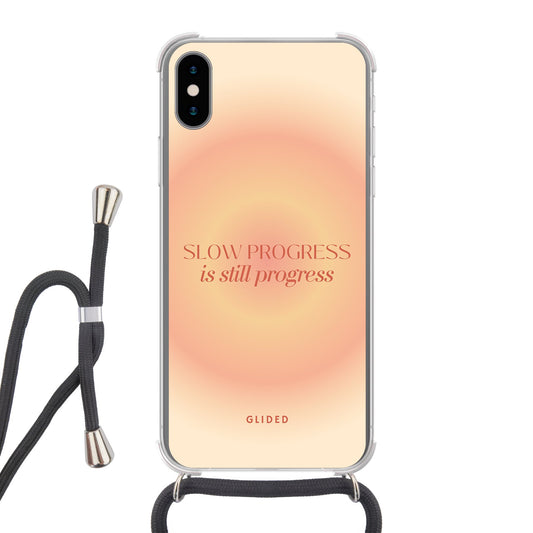 Progress - iPhone X/Xs Handyhülle Crossbody case mit Band