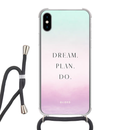 Dream - iPhone X/Xs Handyhülle Crossbody case mit Band