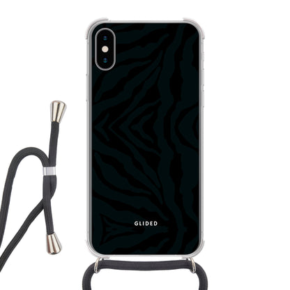 Shadow Patterns - iPhone X/Xs Handyhülle Crossbody case mit Band