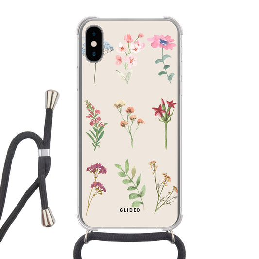 Botanical Garden - iPhone X/Xs - Crossbody case mit Band