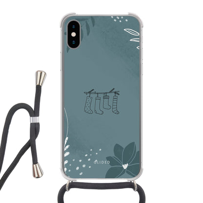 Cozy - iPhone X/Xs Handyhülle Crossbody case mit Band