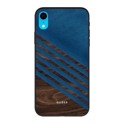 Blue Wood - iPhone XR Handyhülle Biologisch Abbaubar