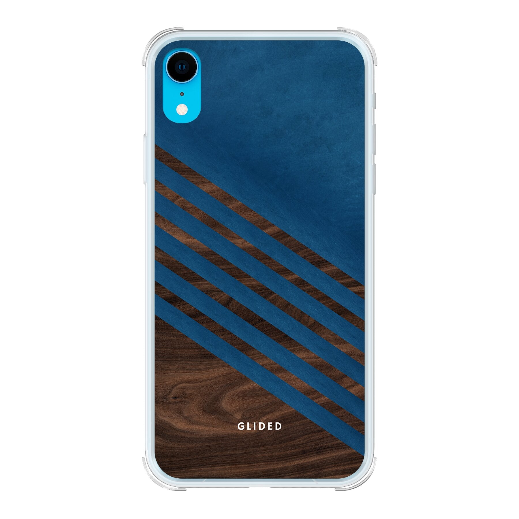 Blue Wood - iPhone XR Handyhülle Bumper case