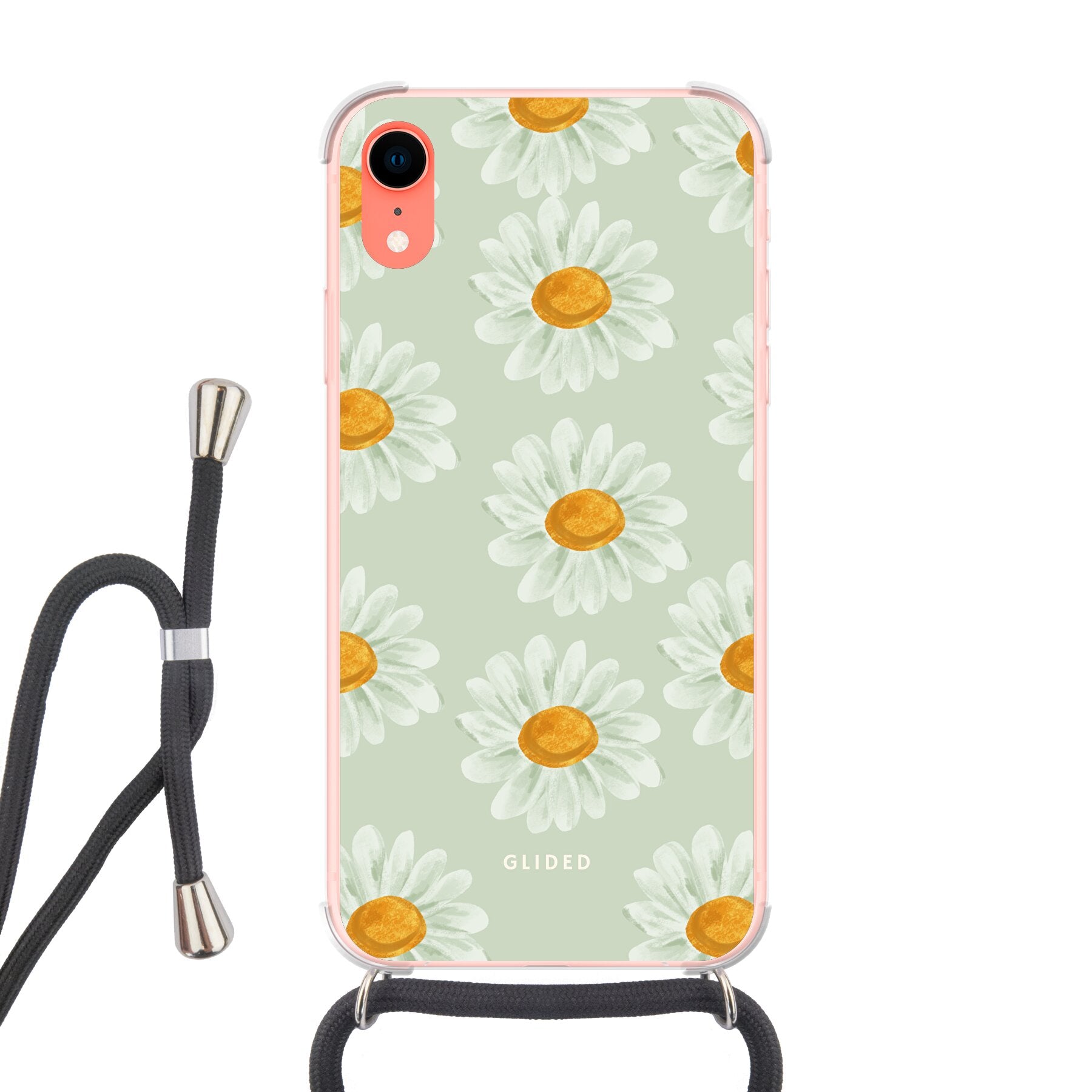 Daisy - iPhone XR Handyhülle Crossbody case mit Band