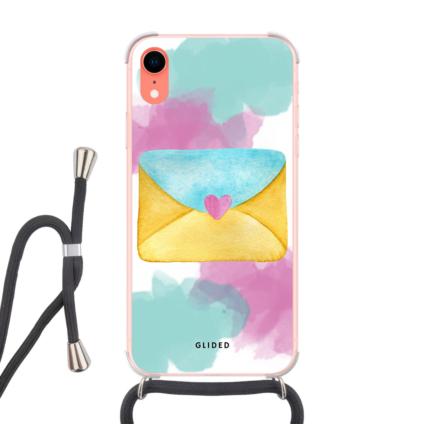 Envelope - iPhone XR - Crossbody case mit Band