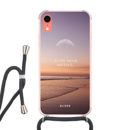 To the Moon - iPhone XR - Crossbody case mit Band