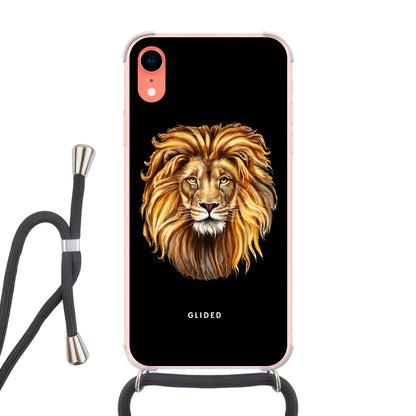 Lion Majesty - iPhone XR - Crossbody case mit Band