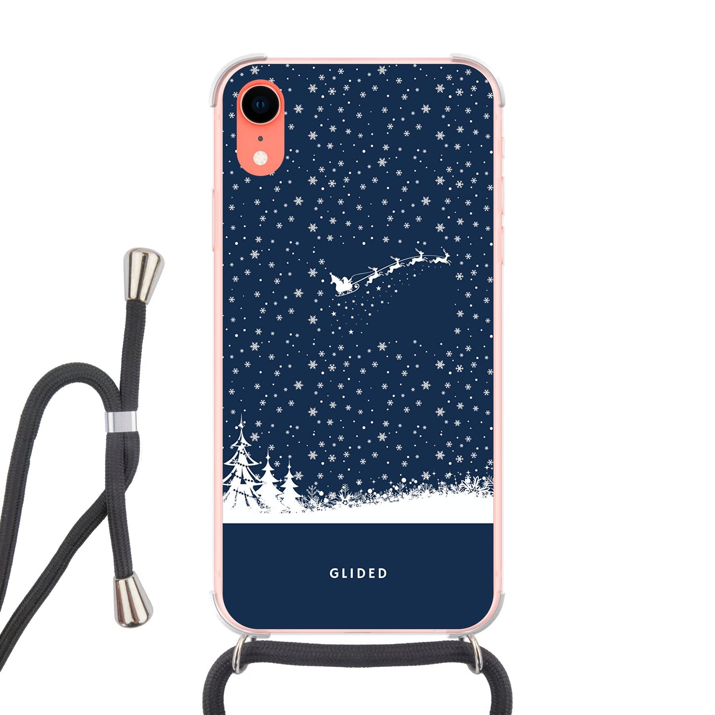 Flying Santa - iPhone XR - Crossbody case mit Band