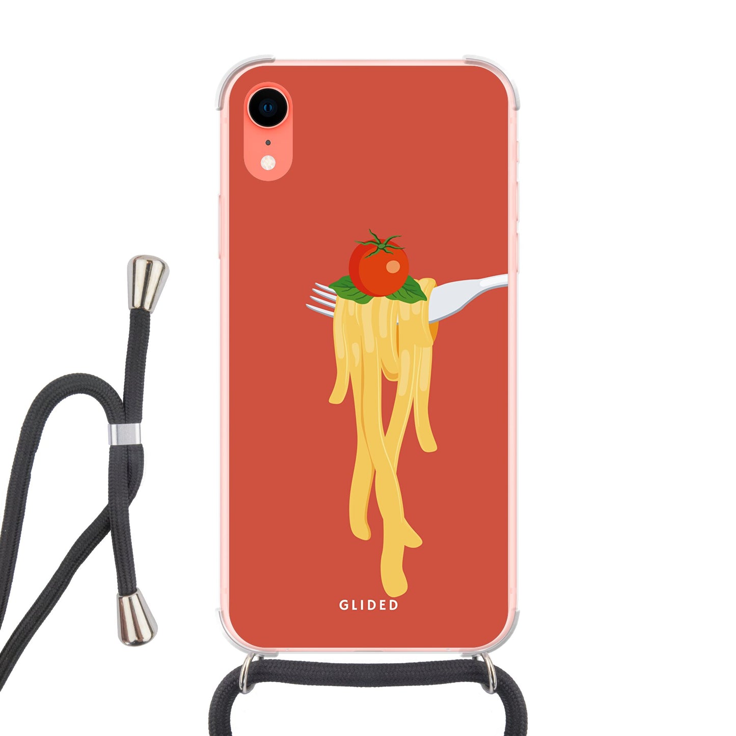 Pasta Paradise - iPhone XR - Crossbody case mit Band