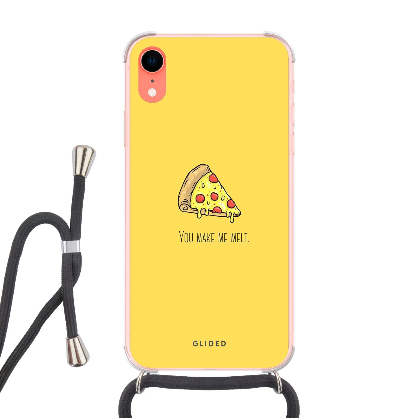 Flirty Pizza - iPhone XR - Crossbody case mit Band