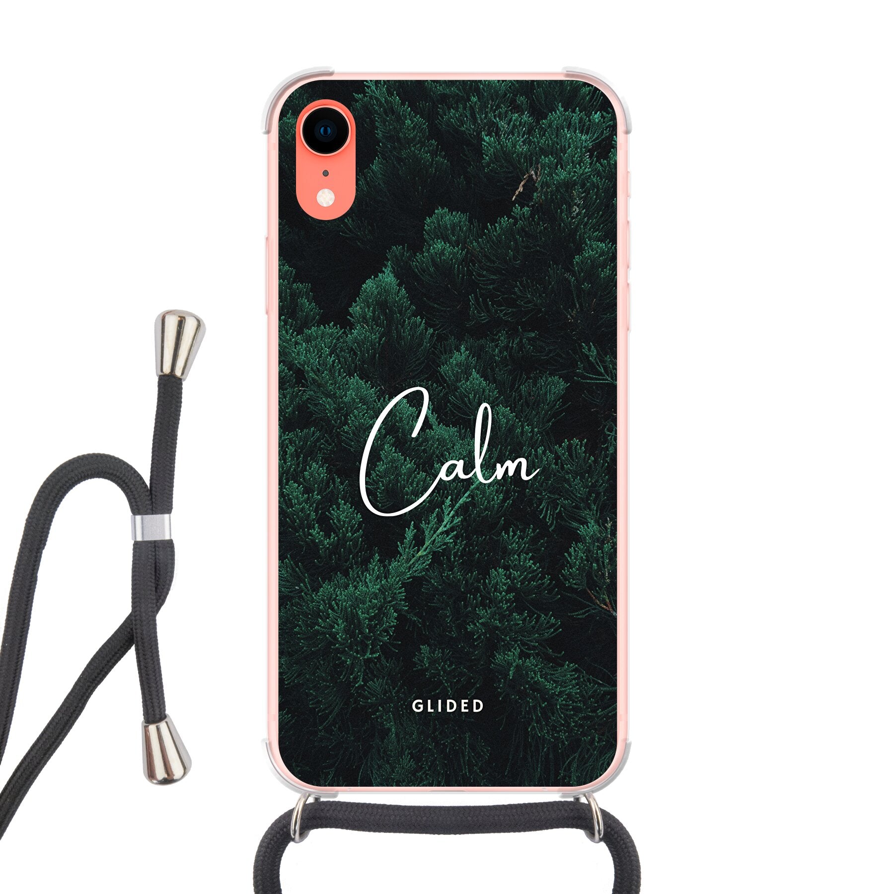 Keep Calm - iPhone XR Handyhülle Crossbody case mit Band