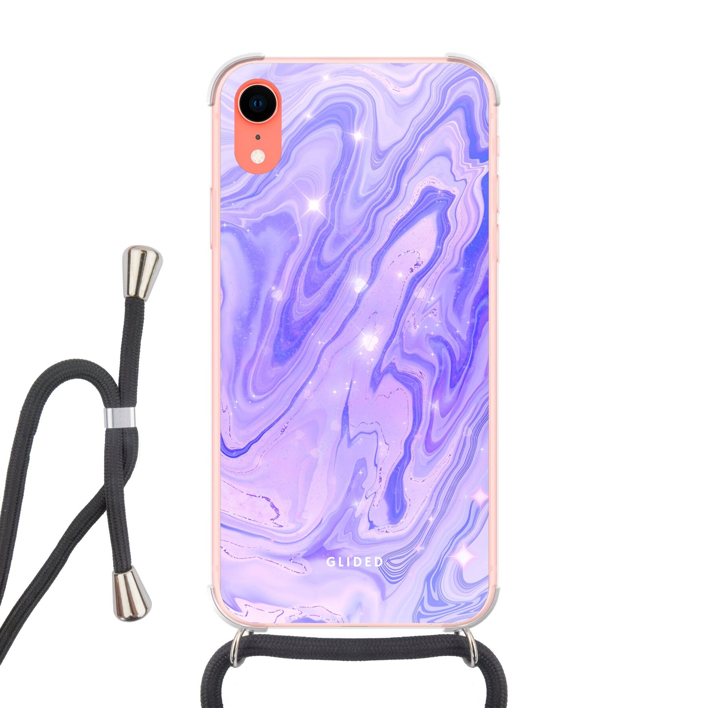 Purple Dream - iPhone XR Handyhülle Crossbody case mit Band