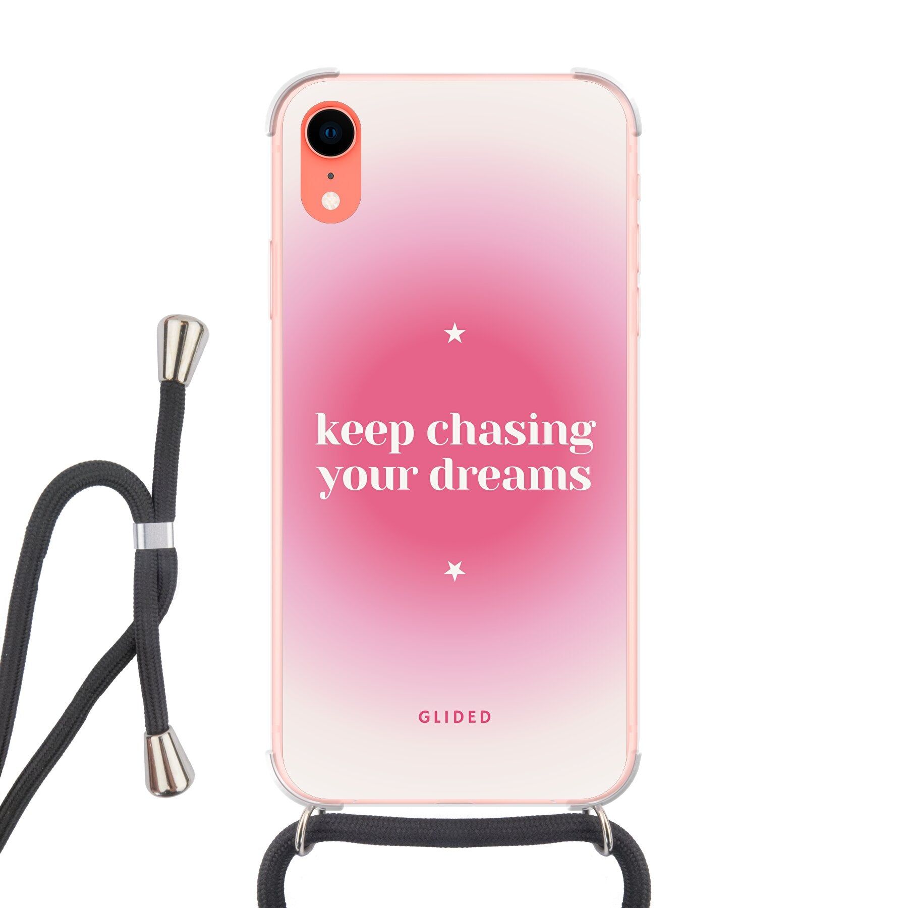 Chasing Dreams - iPhone XR Handyhülle Crossbody case mit Band