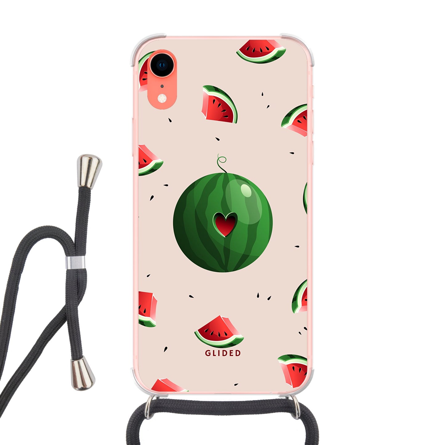 TastyLove - iPhone XR Handyhülle Crossbody case mit Band