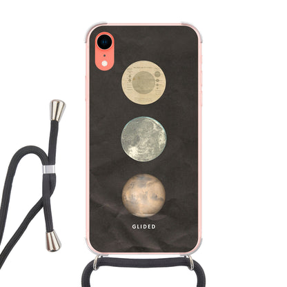 Galaxy - iPhone XR Handyhülle Crossbody case mit Band