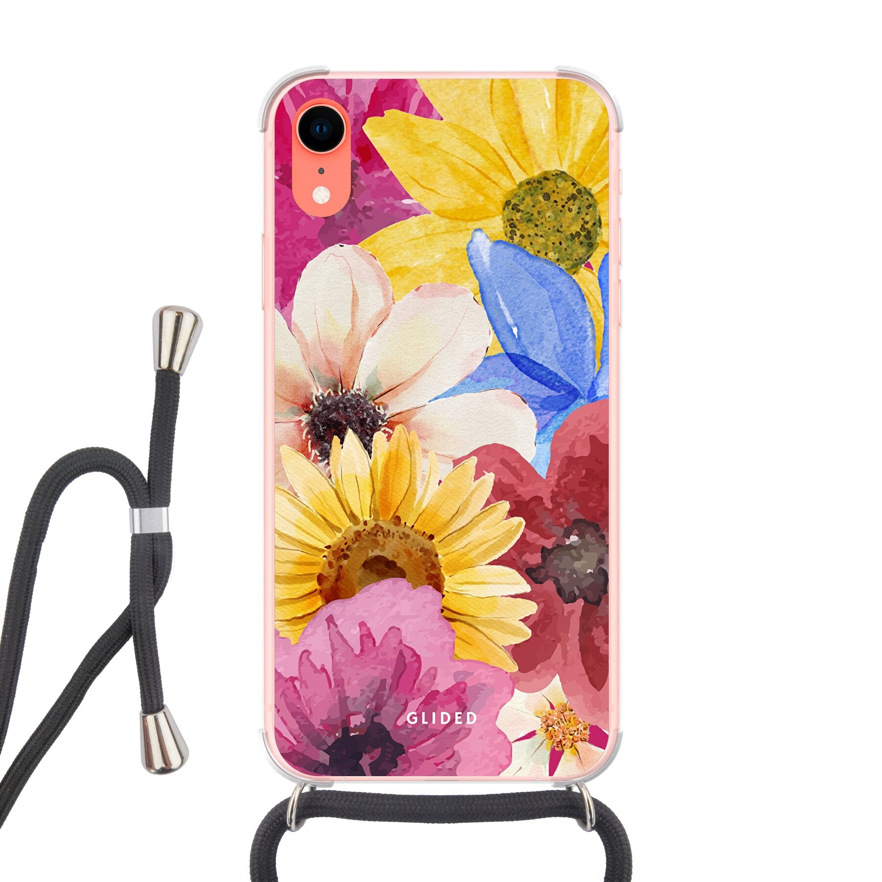 Bouquet - iPhone XR - Crossbody case mit Band