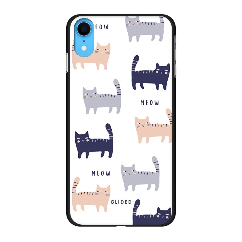 Purrfection - iPhone XR Handyhülle Hard Case